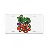 vegan for life License Plate