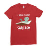 i speak fluent sarcazm Ladies Fitted T-Shirt