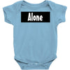 alone anymore Baby Bodysuit