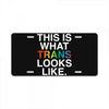 This Is What Trans Looks Like License Plate