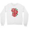 mexico with roses Crewneck Sweatshirt