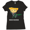 what's in his briefqueso Ladies Fitted T-Shirt