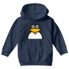penguin face Youth Hoodie