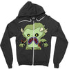 zombie monster Zipper Hoodie
