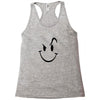 evil acid house smiley smily face mens t shirt Racerback Tank
