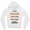 Braver Stronger Smarter Uterine Cancer Awareness Zipper Hoodie