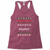 ugly christmas grammy Racerback Tank