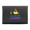 Totally Straight Lgbt Unicorn Accessory Pouches