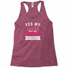 yes dogs are my children. get over it Racerback Tank