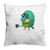 philbert before coffee Throw Pillow