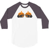 pumpkin boobs 3/4 Sleeve Shirt