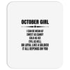 Super October Girl Mousepad