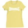 rockabilly logo Ladies Fitted T-Shirt