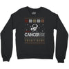 santa cancer  christmas ugly t shirts Crewneck Sweatshirt