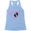 Baby Girl with Heart Any Name Customized Racerback Tank