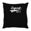 legend since 1977, funny Throw Pillow