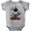 who loves frenchies Baby Bodysuit