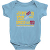 i wanna put my head in your head and smack your head Baby Onesie