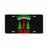 christmas drinking team License Plate
