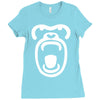 gorilla face Ladies Fitted T-Shirt