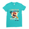 caregiver witch Ladies Fitted T-Shirt