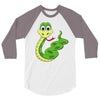 snake anime 3/4 Sleeve Shirt