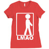lmao laughing Ladies Fitted T-Shirt