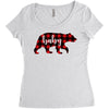 baby christmas bear Women's Triblend Scoop T-shirt