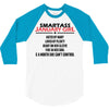Smartass January Girl 3/4 Sleeve Shirt