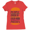 poop Ladies Fitted T-Shirt