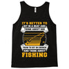 Sit In Church And Think About Fishing Tank Top