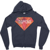 Diamond Zipper Hoodie