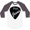 pick jesus bible 3/4 Sleeve Shirt