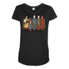 king of the hell Maternity Scoop Neck T-shirt