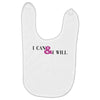 i can &amp; i will Baby Bibs