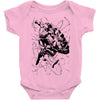 venom vs spiderman Baby Bodysuit