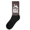 born to fail failer depp ungl&uuml;ck fun funny failure Socks