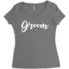 groom Women's Triblend Scoop T-shirt