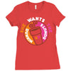 She Wants The D Dunkin Donuts Ladies Fitted T-Shirt