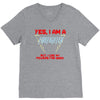 yes i am a firefighter V-Neck Tee