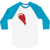 half of my heart is in heaven with my angel 3/4 Sleeve Shirt