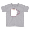 glass and coffee Toddler T-shirt