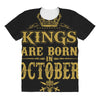 kings are born  october All Over Women's T-shirt