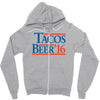 tacos  beer '16 Zipper Hoodie