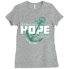 We Have This Hope As An Anchor For The Soul Ladies Fitted T-Shirt