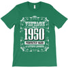 vintage made in 1950 perfectly aged a living legend T-Shirt