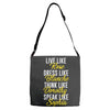 be golden Adjustable Strap Totes