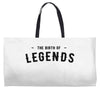 Life Begins at Forty 1978 the Birth of Legends Weekender Totes