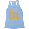 1 best dad Racerback Tank