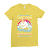 I Wish I Were a Unicorn So I Could Stab Idiots with My Head Ladies Fitted T-Shirt